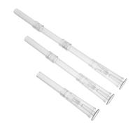 DIYEAH 3pcs Mini Transparent Water Fountain Pump with Mushroom Spray Nozzle for Fish Tanks Ponds and Indoor Outdoor Gardens Compact Easy Install Space Saving Water Feature Attachment