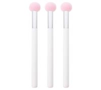 DIYEAH 3pcs Mushroom Head Makeup Sponges with Handle, Pink Nbr Latex Powder and Concealer Applicator, Dual-use Makeup Sponges for Women’s Facial Makeup and Cushion Foundation