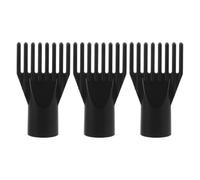 DIYEAH 3pcs Plastic Blow Dryer Nozzle Attachment Comb for Pet Grooming, Hairdryer Styling Tool for Quick Drying, Suitable for Home Use and Pet Shops