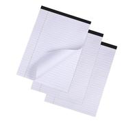 DIYEAH 3pcs Professional Notebooks Lined Writing Pads for Office Each Wide Ruled for Neat Writing Paper Portable Design