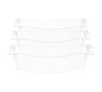 DIYEAH 3pcs Range Hood Oil Pan Grease Collector Cup Replacement Plastic Oil Catcher Drip Tray for Kitchen Cooking under Hood