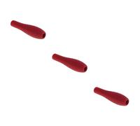 DIYEAH 3pcs Silicone Stylus Grip Sleeve Protective Cover for Pencil Red Slip Lightweight Holder Reduces Wrist Fatigue and Protects From Scratches and Shocks for Touch Screen Pens