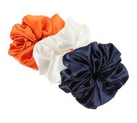 DIYEAH 3pcs Silk Scrunchies Hair Accessories for Women Oversized Gentle on Hair Do Not Leave Marks Delicate Chic Charming Styling Accessories for Women