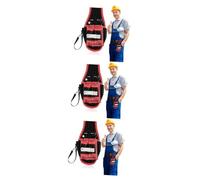 DIYEAH 3pcs Small Tool Pouch Belt Durable Electrician Tool Organizer with Multiple Pockets Stylish Design for Craftsman Versatile Utility Pouch