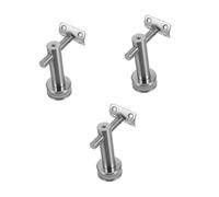 DIYEAH 3pcs Stainless Steel Handrail Bracket for Indoor Stairs Heavy Duty Glass Railing Support Secure and Stylish Stainless Steel Handrail Hardware for Stairways Easy to Install Deck