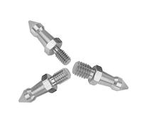 DIYEAH 3pcs Stainless Steel Tripod Spikes Replacement Set for Camera and Alpenstock Glide Tacks Sturdy Fixing Spike Accessories for Outdoor Hiking and Photography