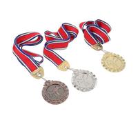 DIYEAH 3pcs Taekwondo Metal Medals Set with Bronze, Silver, and Gold Finish for ’s Competition Awards and Sports Prize Recognition Random Color