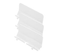 DIYEAH 3Pcs Wall Mounted Phone Charging Racks Nail Design for Easy Storage Space Saving Holders for Use Compatible with All Smartphones White