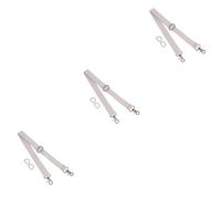 DIYEAH 3pcs Women Bag Shoulder Strap Canvas Bag Strap Replacement Crossbody Handbag Purse Ratchet Belt Adjustable Sling for Women Wide