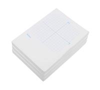DIYEAH 3pcs Xy Coordinate Practice Pad with Detailed for Independent Learning and Problem Solving Classroom and Home Study White Paper