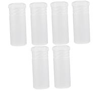 DIYEAH 3sets Men's Brush Case for Saloon Shop Travel Shaving Brush Container Plastic Holder Twist Open Portable Durable 2pcs*3 Random Style