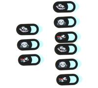 DIYEAH 3sets Ultra Thin Privacy Cover for Webcam Laptop and Tablet Slider Blocker Durable Webcam Protection for Enhanced Security Cute Panda Design for Device Decor 3pcs*3