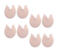 DIYEAH 4 Pairs Ballet Pointe Toe Cushions for Women Dancers, Knitted Fabric and Sebs Material, Enhance Comfort and Secure Fit, for Professional Training and Ballet