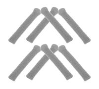 DIYEAH 4 Pairs Grey Knitted Eyeglass Sleeves Ear Grips Temple Tips Anti-slip Woolen Yarn for Glasses behind The Ear Protection