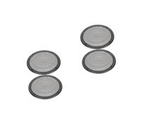 DIYEAH 4 pcs Car Subwoofer Speaker Grille Mesh Covers Black Metal Mesh Loudspeaker Protection Nets DIY Replacement for