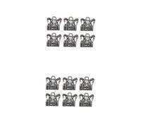 DIYEAH 40 pcs Antique Silver Alloy Backpack Pendants Charms DIY Jewelry Making for Necklace Bracelet Scrapbooking Keychain Accessories