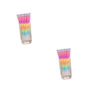 DIYEAH 40 pcs Colorful Fluorescent Gel Pen Refills for Crafting Adult Coloring Books Scrapbooking Acid Smooth Flow Fine Tip Watercolor Pens