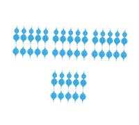 DIYEAH 40 pcs Plastic Double and Single Pulley Block Set for Physics Mechanics Experiments Student Teaching Tool with Low Friction Design Versatile for Educational Use