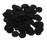 DIYEAH 400pcs DIY Hairpin Accessories Black 25mm Non-woven Felt round Sheets for Headbands Hair Clips Craft Supplies for Hair Decoration