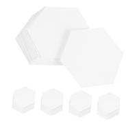 DIYEAH 400pcs Hexagon Paper Quilting Templates for DIY Patchwork Sewing Reusable Durable Hexagon Piecing Shapes for Craft Projects Easy to Clean for Learning Quilting Techniques