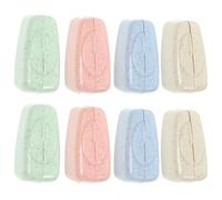 DIYEAH 40pcs Travel Toothbrush Dust Caps Made of Wheat Straw Easy to Use Toothbrush Covers Portable for Camping and Hiking