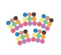 DIYEAH 45pcs Fraction Circles Manipulatives Montessori Math Teaching Aids with Clear Visual Segments Interactive Fraction Learning Kit for Classroom Engagement and Critical Thinking