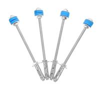 DIYEAH 4pcs Air Conditioner Internal Hoist Anchors Bolts for Indoor Duct System Galvanized Iron Wedge Anchors for Noise Reduction Support Hanger for Ceiling Installation