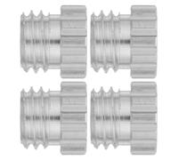 DIYEAH 4pcs Aluminum Rotating Base Connector 6mm to 15mm Level Adapter Joint for Levels, Swivel Head Coupling Suitable for Rotary Tools and Measurement Equipment