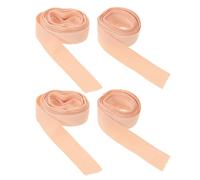 DIYEAH 4pcs Ballet Pointe Shoe Ribbon Canvas Band 2.1 Yards Wide Ballet Dance Ribbon Accessories for Stage Performance and Ballerina Shoes Decor