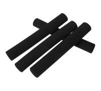 DIYEAH 4pcs Black Dog Leash Sponge Sleeves Non-slip Handle Wraps for Comfortable Grip and Extended Service Life, for Walks and Outdoor Activities
