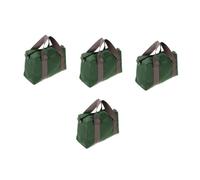 DIYEAH 4pcs Canvas Tool Pouch Bag Lightweight Water Resistant Storage Organizer for Technicians Socket Wrench Organizer Multi Functional Outdoor Utility Tool Bag
