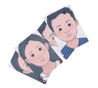 DIYEAH 4pcs Face Painting Practice Board Washable Reusable Makeup Template for Professional Art Practice and Learning Realistic Face Model