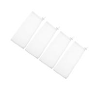 DIYEAH 4pcs Hanging Finch Feeder Kit White Polyester Mesh Drawstring Bags for Wildlife Bird Feeding Outdoor Garden Bird Food Sacks Wind-resistant Easy to Hang