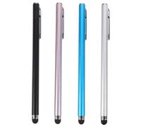 DIYEAH 4Pcs High Sensitivity Stylus Pens for Touchscreen Devices Lightweight Capacitive Stylus Pen for Tablets Phones Convenient Writing Drawing Experience Black Silver Blue