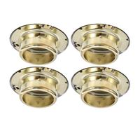 DIYEAH 4pcs Iron Fire Sprinkler Cover for Threaded Sprinkler Head with Reliable Protection and Comprehensive System Coverage and Office Ceiling Mounts