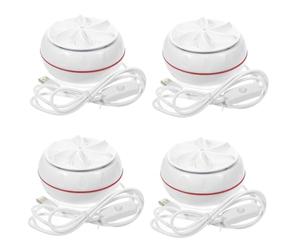 DIYEAH 4pcs Little Washing Machine Portable Washing Machines Mini Clothes Dryer Smart Washer for Sink