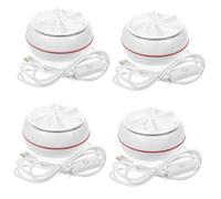 DIYEAH 4pcs Mini Washing Machine Portable Small Washer for Clothes USB Powered Home Laundry for Dorm Apartment Rv