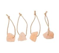 DIYEAH 4pcs Natural Mineral Salt Lick Block for Horses Cattle Deer Livestock Weather Resistant Rich in Essential Minerals Convenient Outdoor Placement for Animal Growth