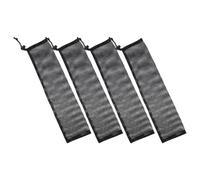 DIYEAH 4pcs Outdoor Hanging Drawstring Mesh Wild Bird Feeder Bags Nylon Sack for Finch Thistle Feeding, Wild Birds Feeding Supplies Pouch for Garden and Backyard Use