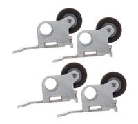 DIYEAH 4Pcs Pinch Roller for Tape Recorders Durable Cassette Deck Pressure Roller with Iron Frame High Strength Stereo Player Accessory Replacement for Audio Devices