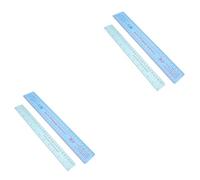 DIYEAH 4pcs Plastic Clay Ruler Measuring Tool for Clay Sculptures Craft Supplies for Boys and Girls Adults Pottery Modeling