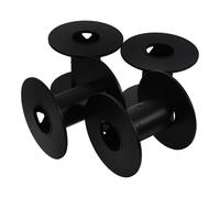 DIYEAH 4pcs Plastic Wire Reel Spool Part Replacement with Compact Design for Storing Wires and Fishing Lines, Portable Empty Cable Drum Suitable for Home and Laboratory Use