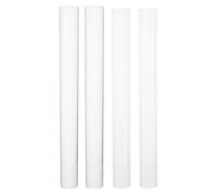 DIYEAH 4pcs Polymer Clay Roller Sticks Acrylic Hollow Clay Roller Clear Solid Rolling Pin for Pottery Modeling Shaping Air Dry DIY Craft Accessories
