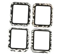 DIYEAH 4pcs Protective Cover Scratch Resistant Bumper and Screen Protector for PC Material with Tempered Full Coverage Compatible with Various Patterns