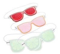 DIYEAH 4pcs Pvc Fruit Style Eye Masks Cooling Eye Ice Pack Set for Home Supply Wear-resistant Decorative that Reduce Dark Circles and Improve Skin Elasticity