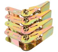 DIYEAH 4pcs Ratchet Tensioner: Heavy Duty Strap Buckle Hardware Accessories Tie Down Belt Buckle For Cargo Securing Ratcheting Mechanism Outdoor