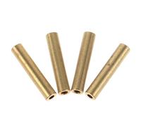 DIYEAH 4pcs Refrigerator Door Spring Mechanism - Copper Pipe Repair Connectors - Welding Joint Pipe Coupling for Cooling Appliance Maintenance Golden