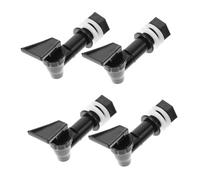 DIYEAH 4pcs Reusable Water Cooler Spigot Replacement Tap for Glass Wine Bottles Wear-Resistant PP Silicone Beverage Dispenser Faucet Easy to Install and Maintain for Household Drink