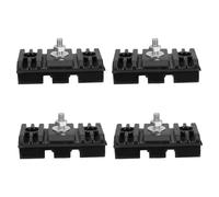 DIYEAH 4pcs Rubber Outdoor Ac Vibration Damping Pads for Air Conditioner with Noise Reduction and Quick Installation, Heavy Duty Shock Absorber Feet Suitable for Hvac Systems and Home Use