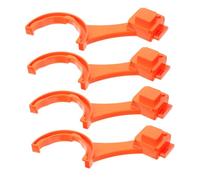 DIYEAH 4Pcs Rv Sewer Hose Wrench Durable Orange Tool for Connecting Disconnecting Sewer Hoses Compatible with Various